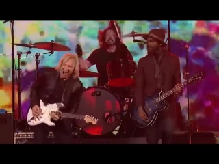 gary clark jr., joe walsh and dave grohl - while my guitar gently weeps