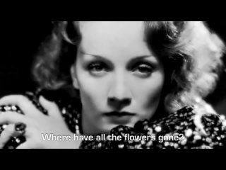 marlene dietrich - tell me where the flowers are - with english subtitles