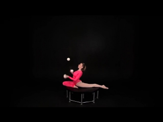 contortion and ball juggling
